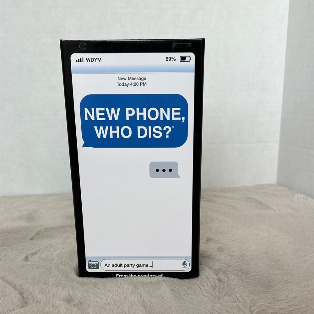 Adult Party Game - New Phone, Who Dis?